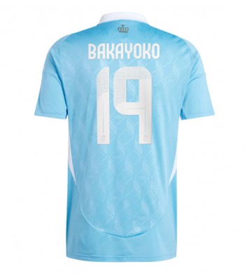 Belgien Johan Bakayoko #19 Replika Udebanetrøje EM 2024 Kortærmet
